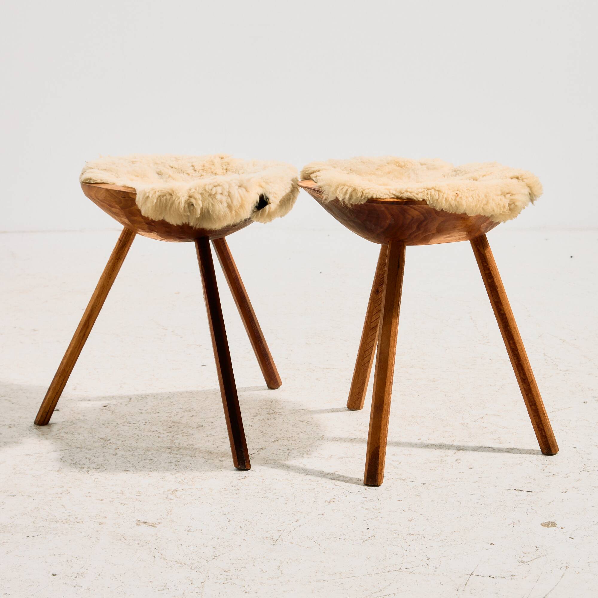 Tabouret de traite artisanal