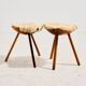 Tabouret de traite artisanal