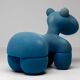 Blue Pony chair by Eero Aarnio, mid-century modern.