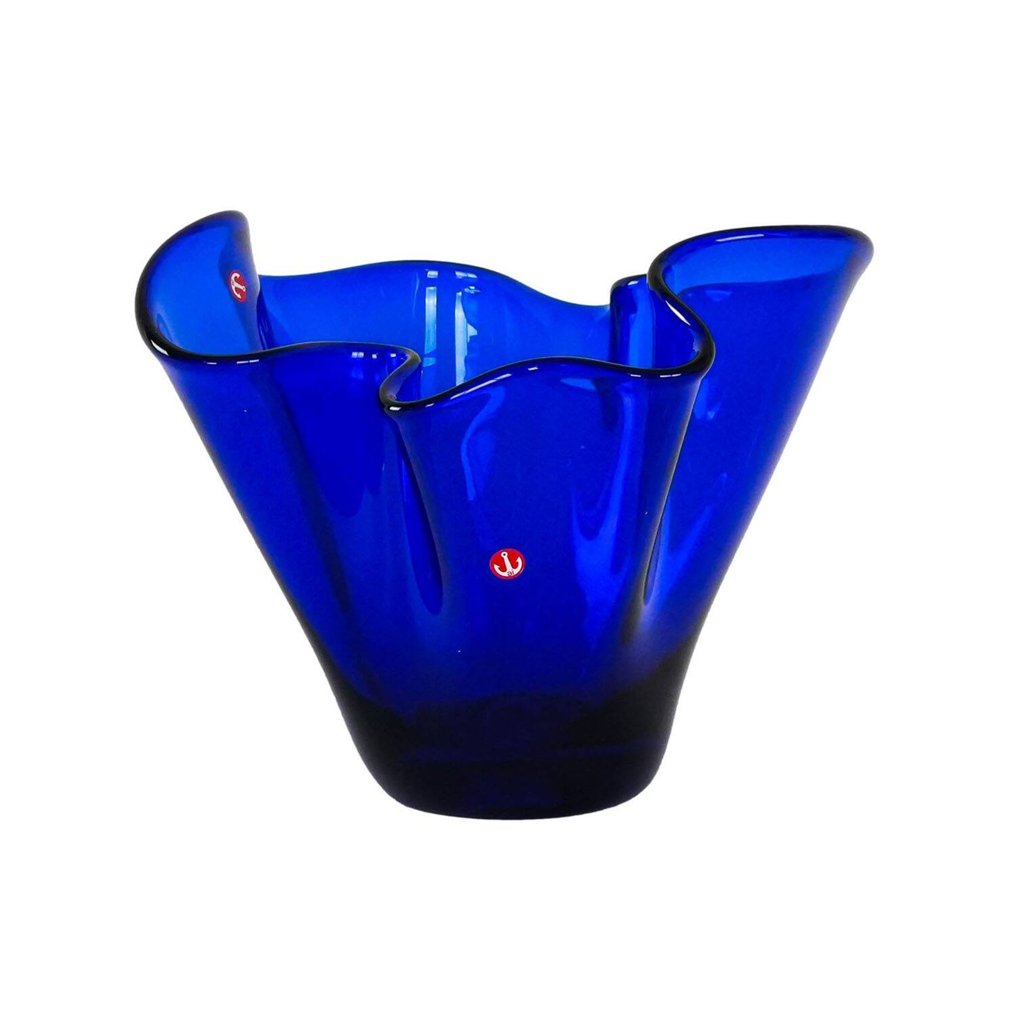 Glass vase, Danish design, 1970s, made in Denmark