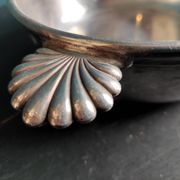 Set of two French silver plated serving plates, by Felix Frères orfèvrerie