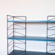 Blue degraded shelf