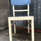 Paire de chaises en bois & formica vintage 1950