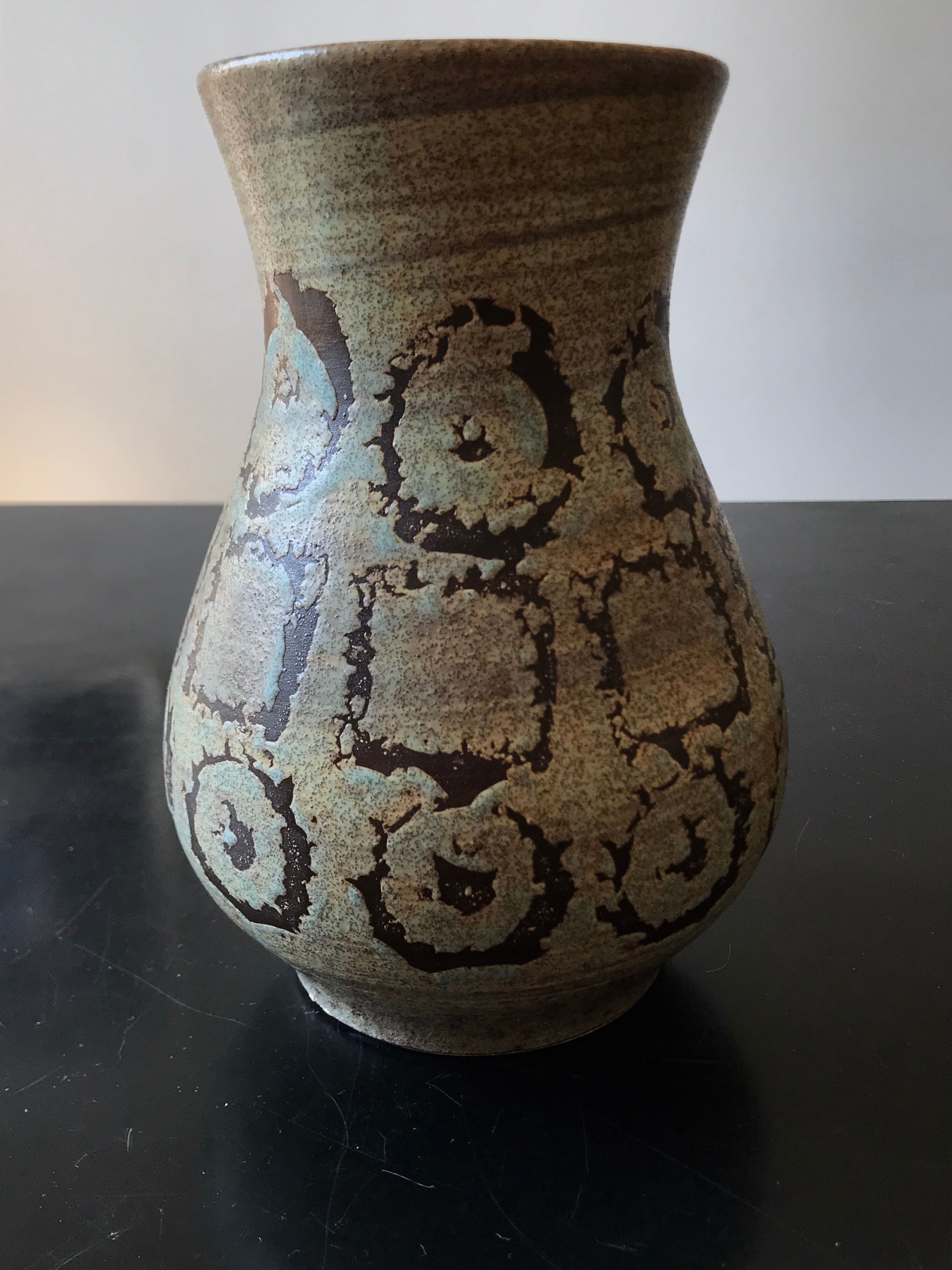 Ceramic vase called Fat Lava, produced in West Germany
