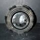 Art Deco round vase in black overlay crystal 1930-1940 Val Saint Lambert?