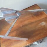 concorde plane, chrome metal