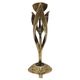 Brutalist Sculptural Candle Holder in the shape of an Iris by Heinz Goll 1960s