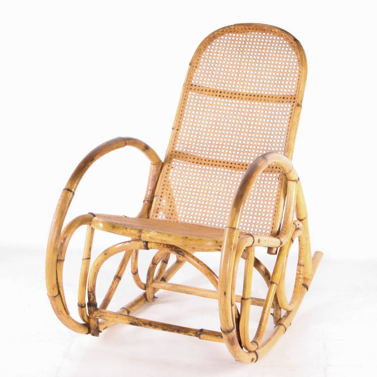 Rattan rocking chair
