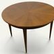Dining table in mahogany, Neo-Classical style, Art Deco period, 1940.