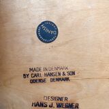 Lot de 6 chaises CH26 par Hans Wegner