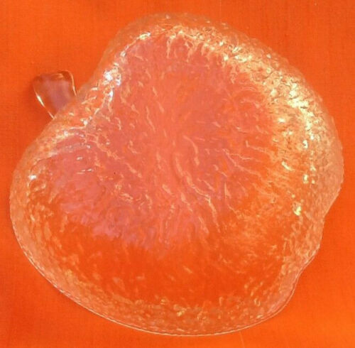 1970s apple-shaped salad bowl tempered glass