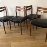 Series 4 vintage chairs Scandinavian style