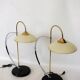 Pair of minimalist lamps, 1970s