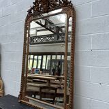 19th century mirror with cherubs