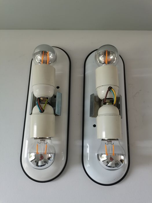 Dui model wall lamps by Vico Magistretti for Artemide