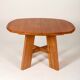 Table  de salle à manger en orme, 1970s