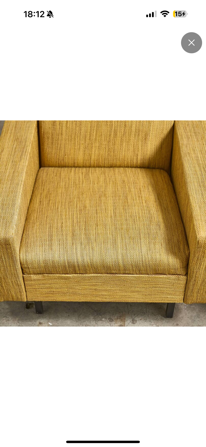 1950 Mustard Yellow Armchair