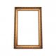 Mirror with a gold frame from the 1950s, France.
