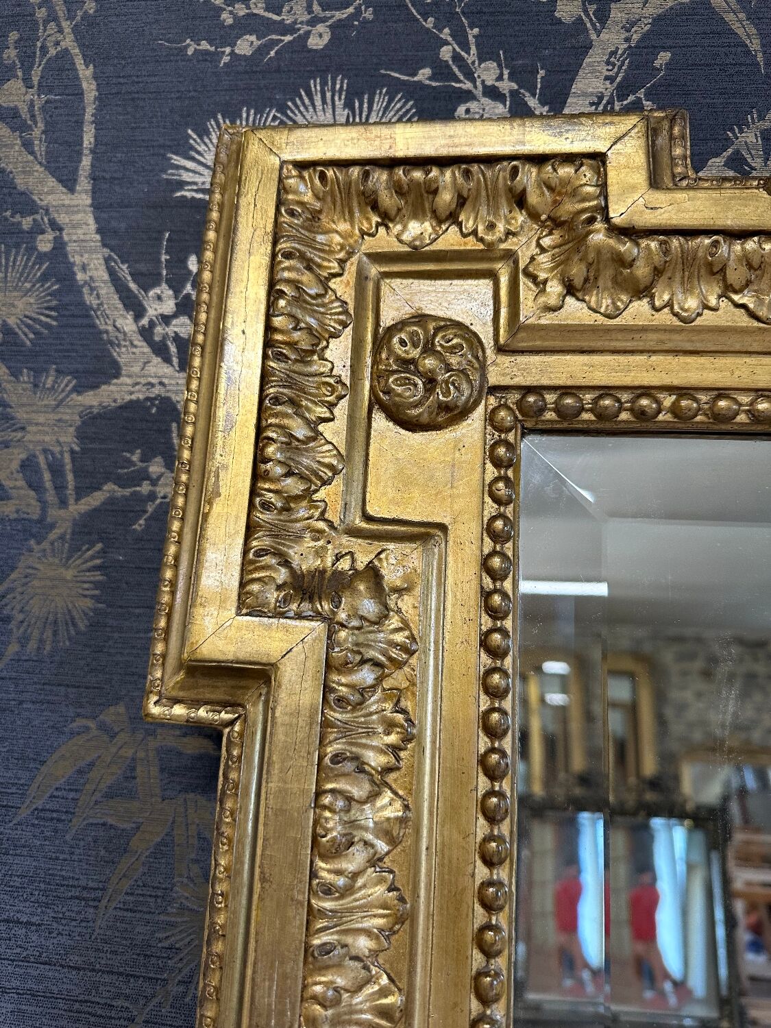 Miroir époque Napoléon III 149x107x112