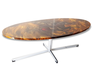 Table basse aux chevaux