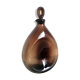 Carafe à liqueur verre ambré 1970