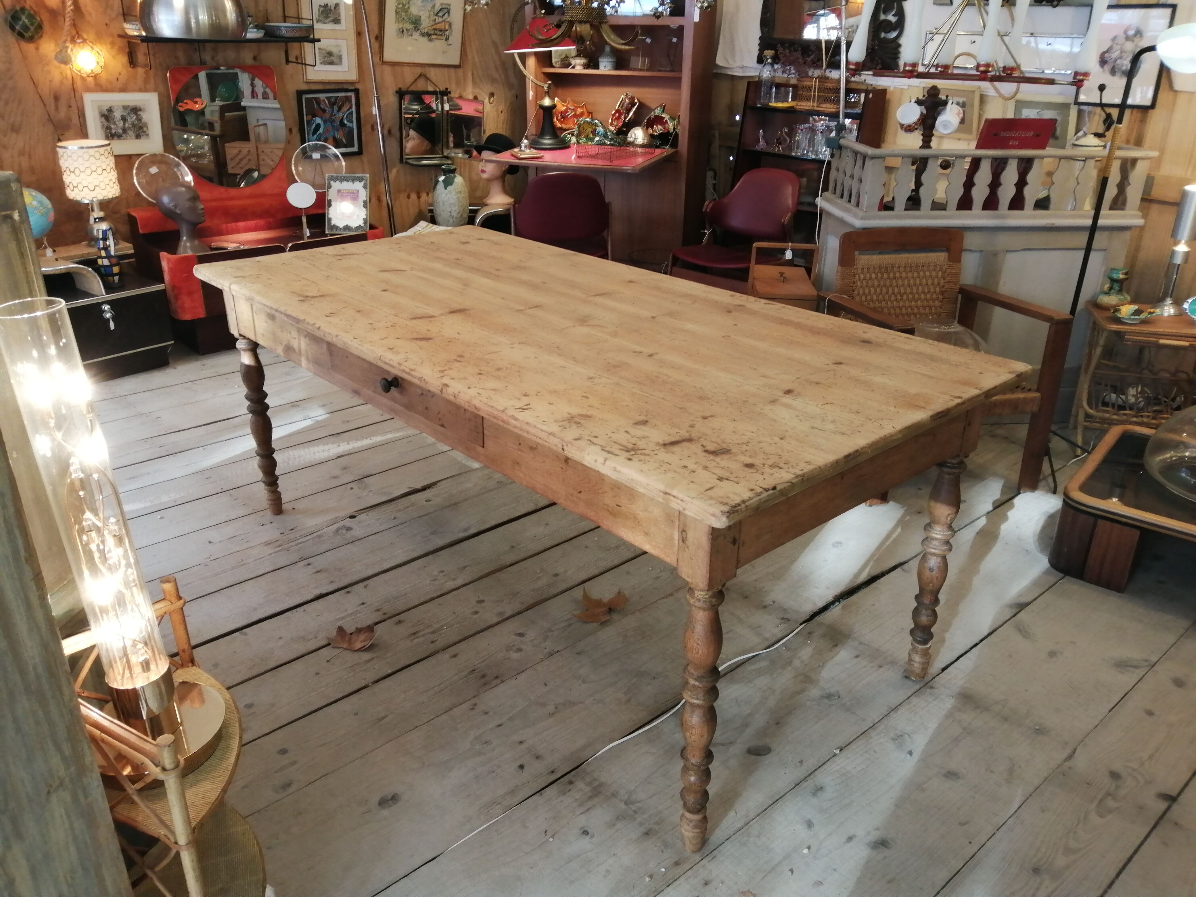 Table de ferme Louis Philippe 200x96