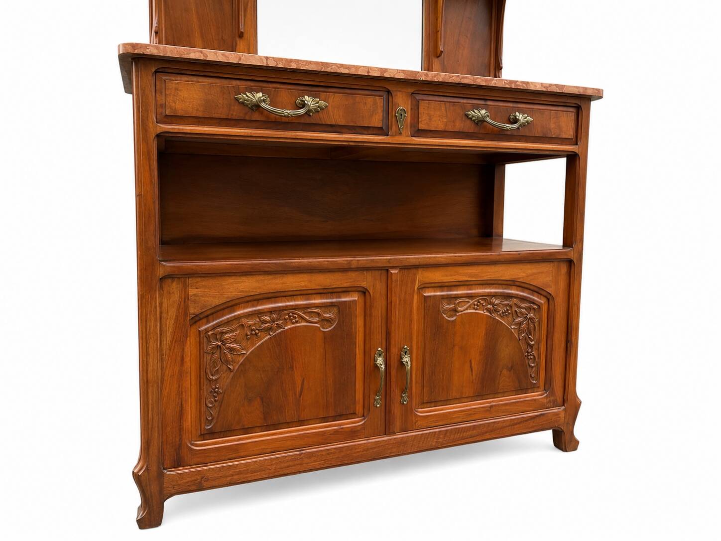 Art Nouveau Walnut Buffet 1910