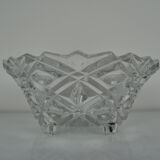 Mid-century Crystal Glass Bowl,1960's.