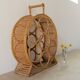 Rattan bottle holders