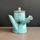 Ceramic teapot by Marie-Christine Treinen - Vallauris - Ref 1396