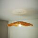 Suspension in raffia braided 65 cm