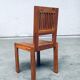 Postmodern Teak Side Chair, France, 1990s