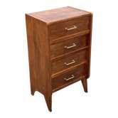 Commode chiffonnier vintage pieds compas design annees 60