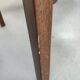 4 wooden and fabric chairs
