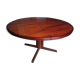 Table ronde en palissandre de Niels Otto Möller