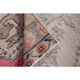 Vintage Turkish Hand-Knotted Wool Cotton Pink Runner Rug 105x228