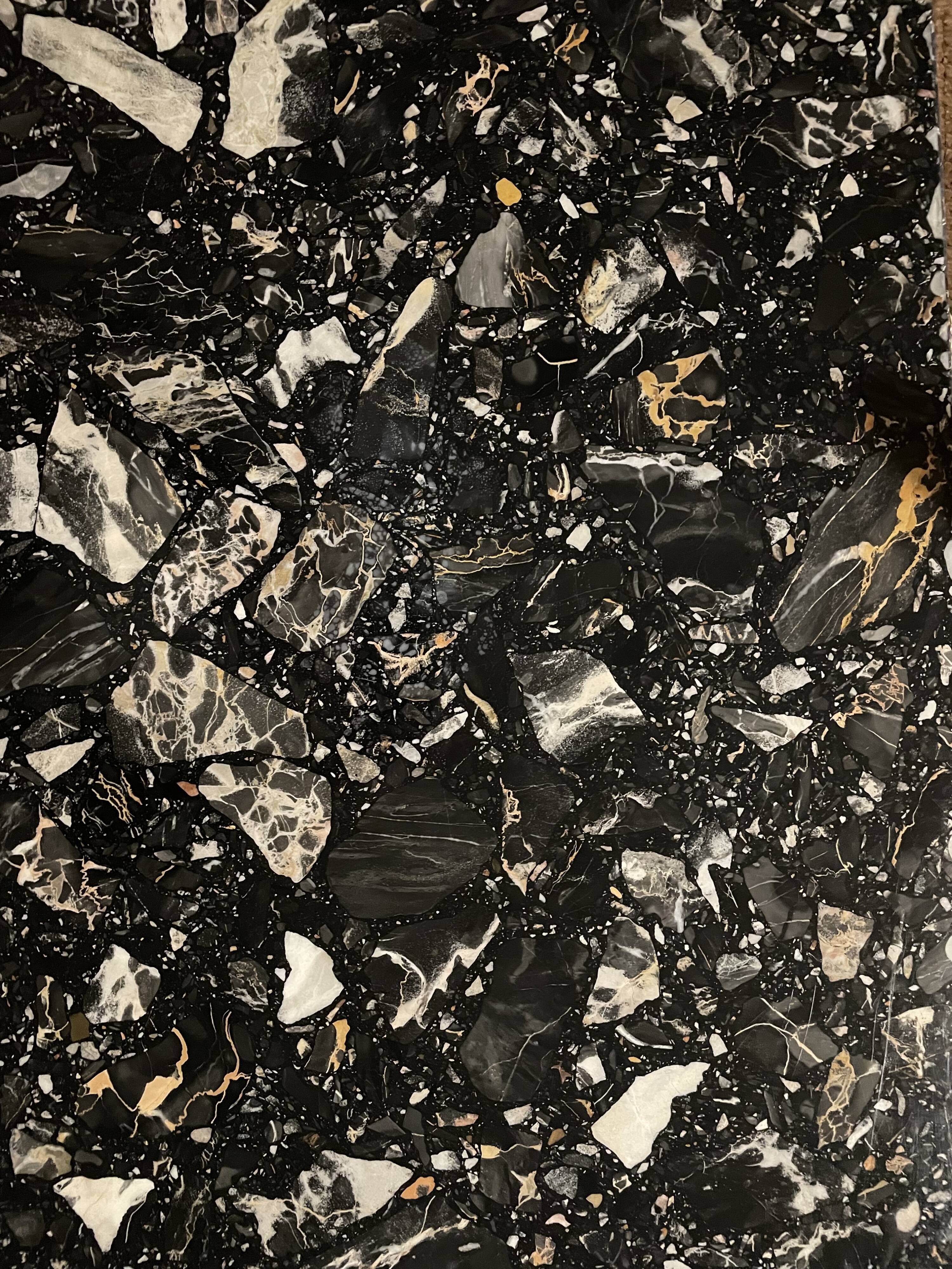 Terrazzo marble coffee table