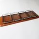 Plateau  aperitif en teck design scandinave digsmed 1960