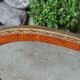 Mirror oval art deco 40 x 67cm