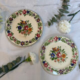 Lot of two Sarreguemines plates.