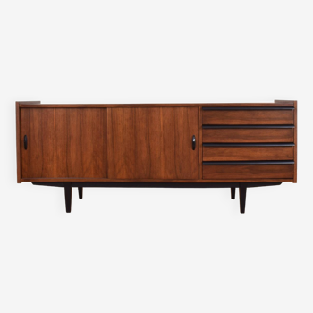 Mid-Century Walnut Sideboard by R. Hałas, 1960s.