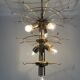 Murano leaf chandelier, 1970s