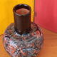 Vase pottery fat lava France