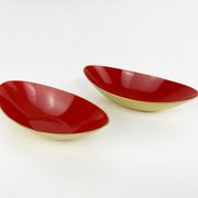Pair of Scandinavian brass cups or bowls Ystad Metall, design Gunnar Ander, Sweden