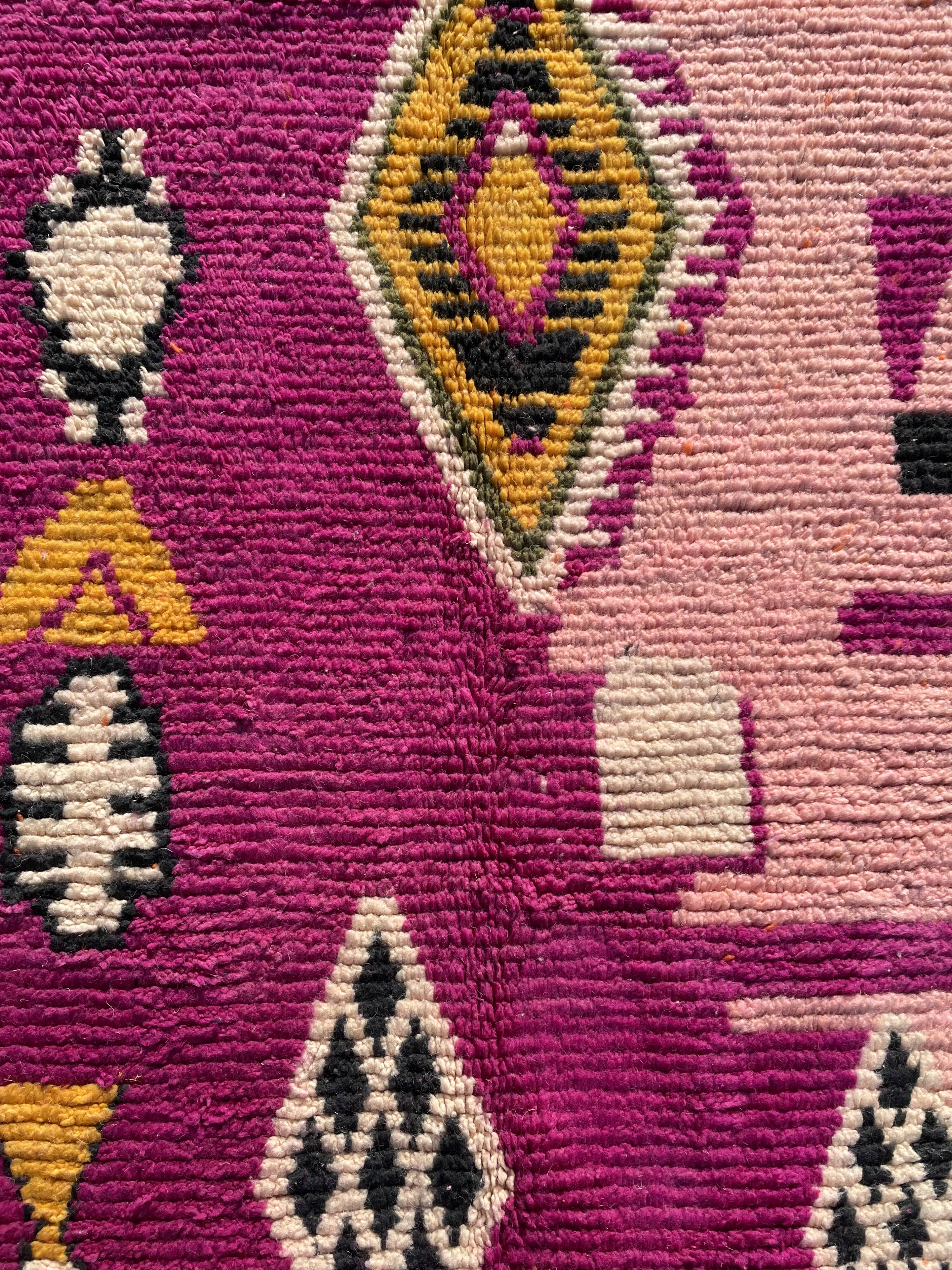 Rug berbere boujad modern wool 200x300 cm