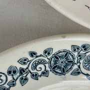 Longchamp Terre De Fer Alesia - 6 flat plates in antique earthenware