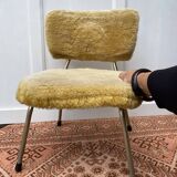 Chaise "moumoute" enfant années 60-70