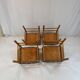 4 beech chairs - Denmark 1950s