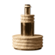 Lamp base in travertine