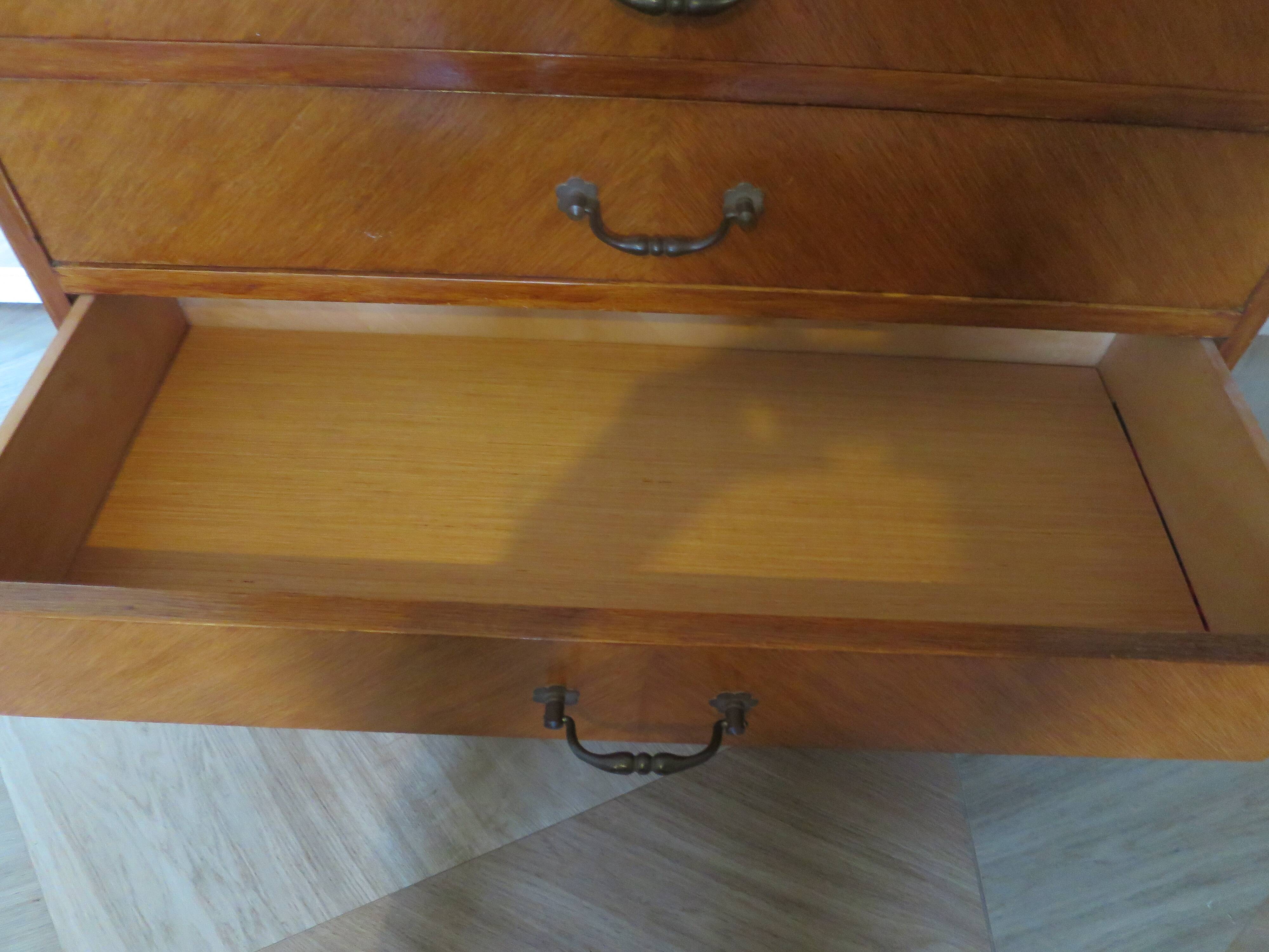 Vintage - Chest of drawers - 4 drawers - wood - 1950s/60s - modernist/Scandinavian